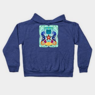 Sea life panoply Kids Hoodie